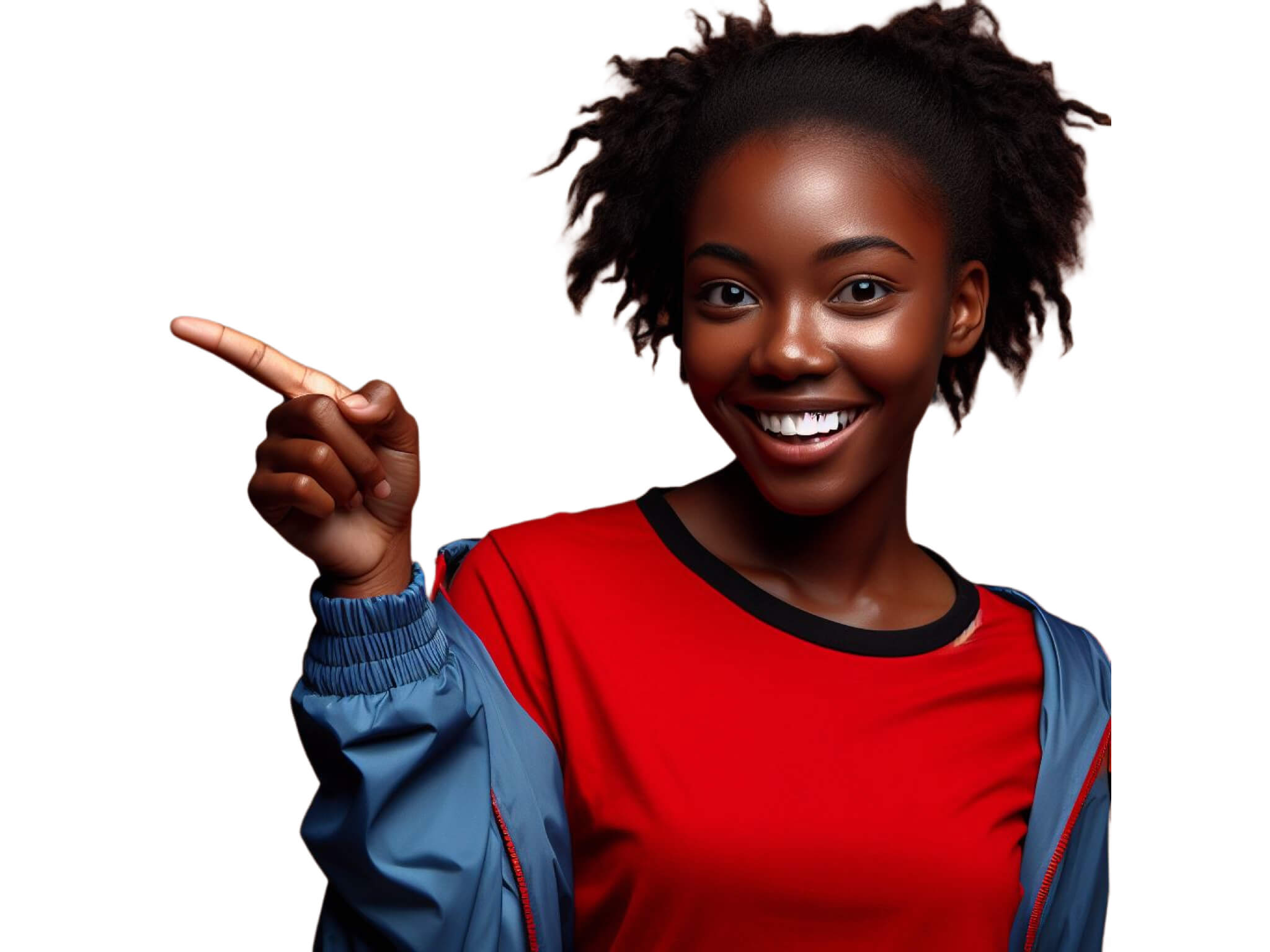 Donate Now 6 Pace Girl Pointing 1